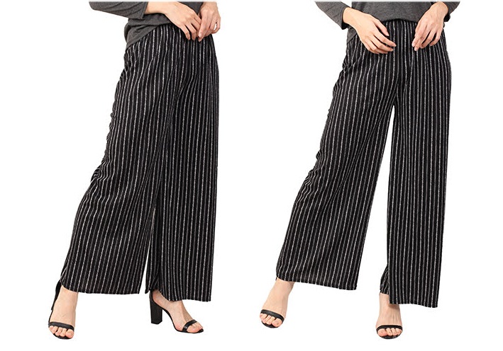 QA-447 Women Striped Pants 03